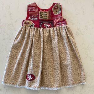 NFL San Francisco 49ers Dress size 12-18 months.